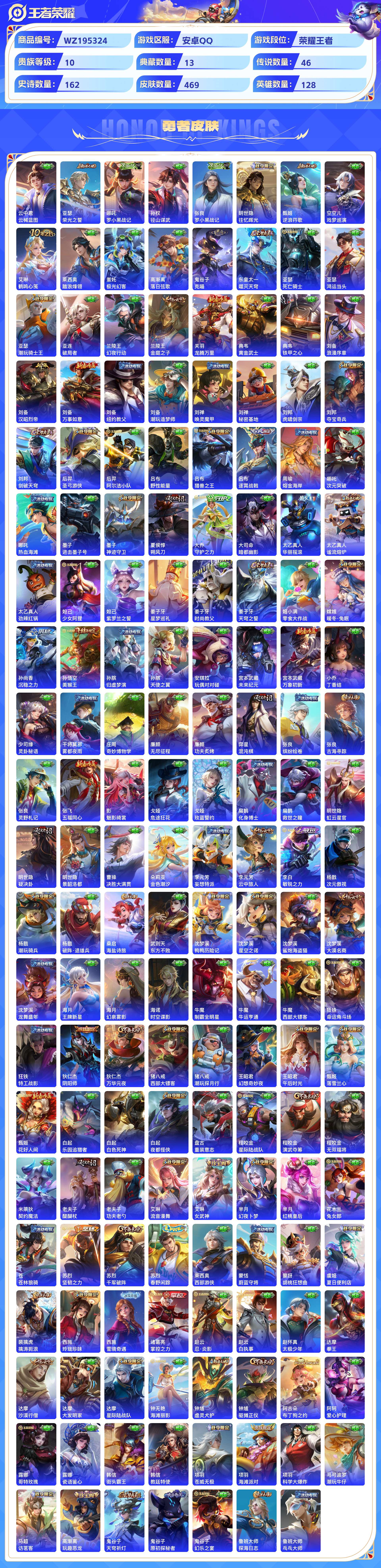 WZCMW428888王者荣耀账号详情图7