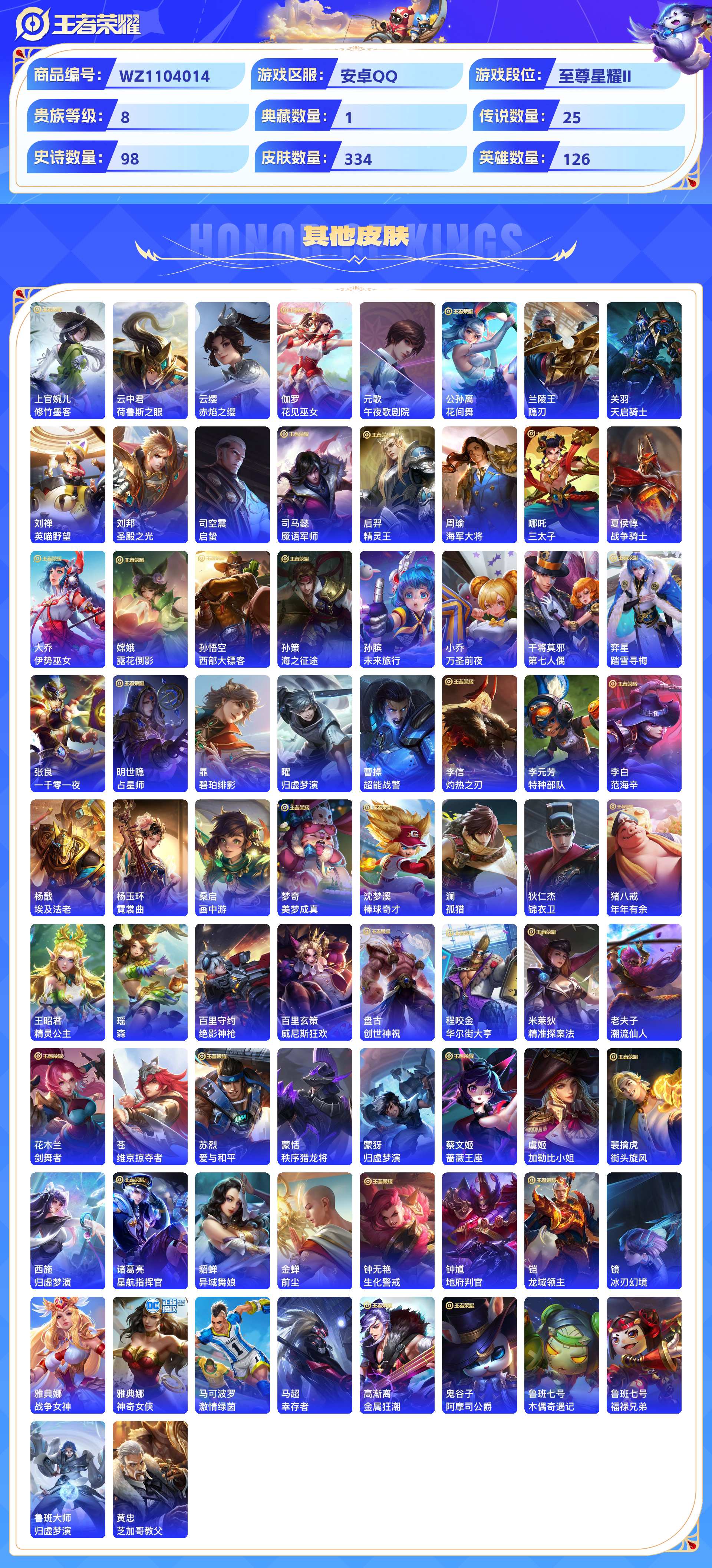 WZCMW428781王者荣耀账号详情图7