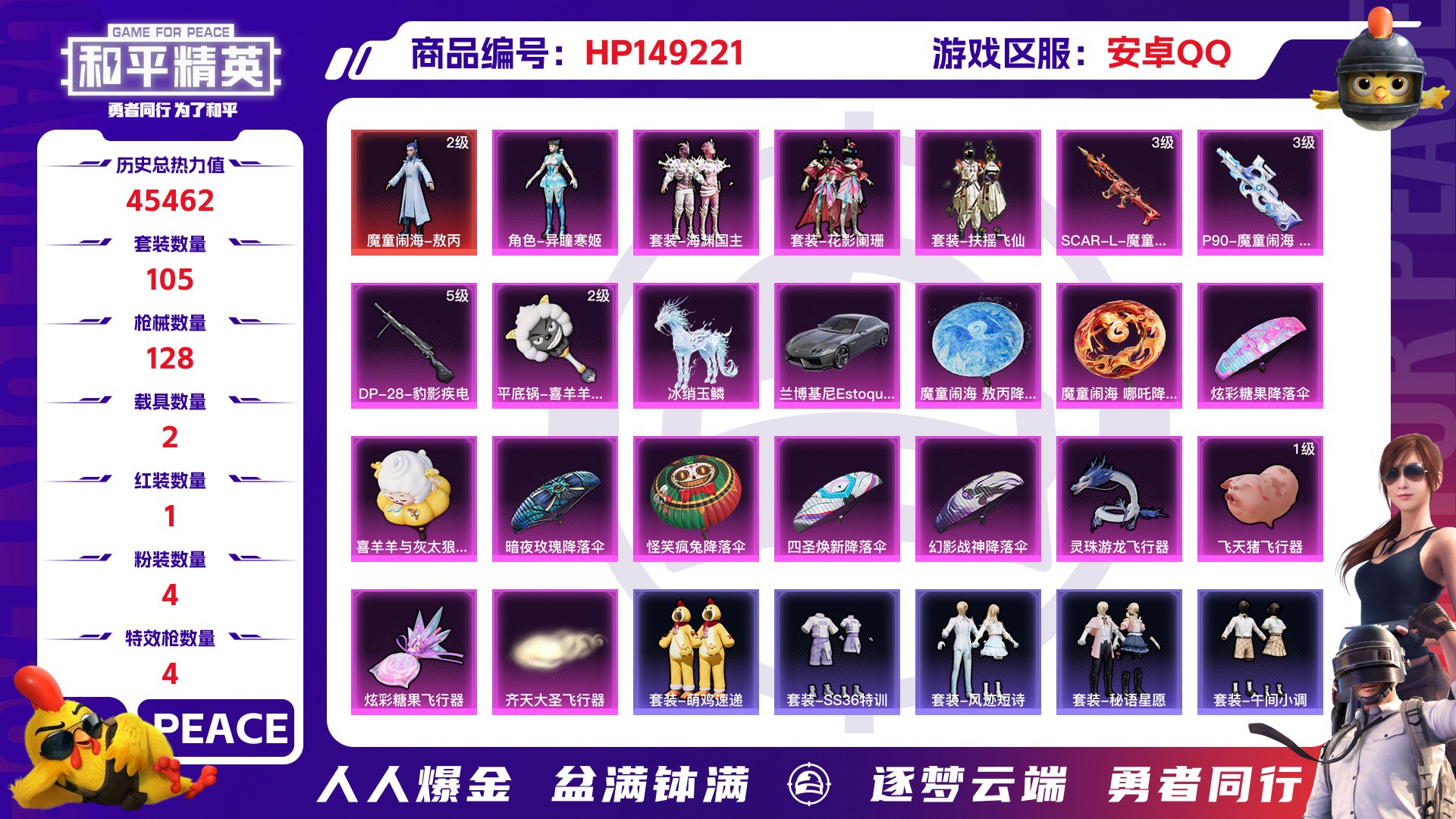 HPCMW416576和平精英账号详情图2 HPCMW416576和平精英账号详情图2