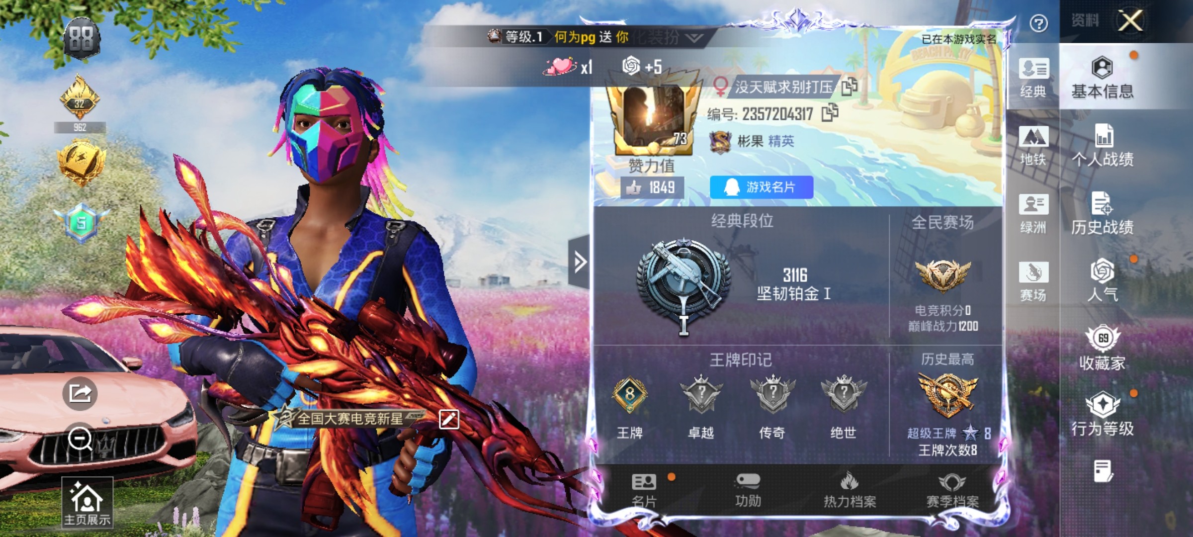 HPCMW417338和平精英账号详情图13