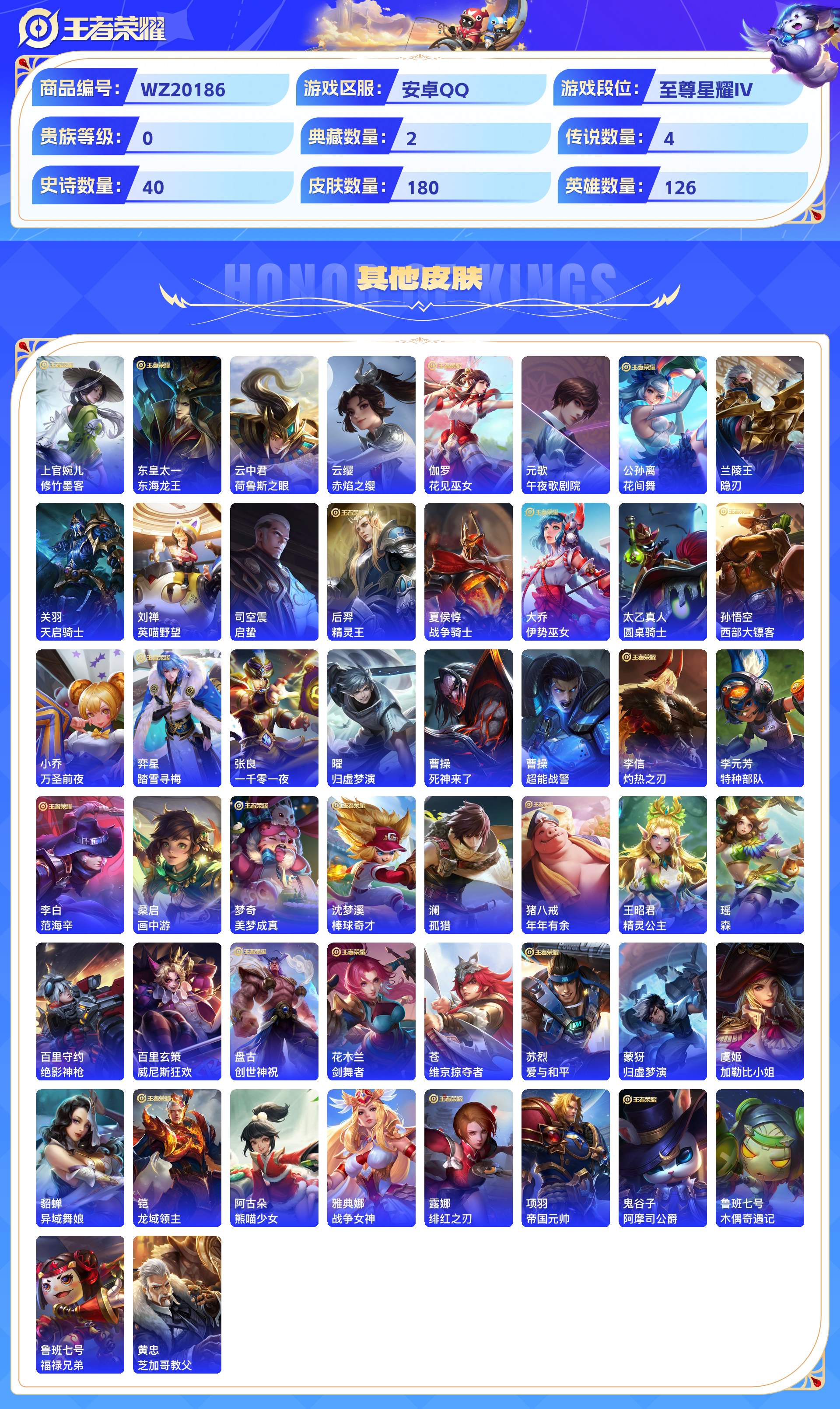 WZCMW436546王者荣耀账号详情图7